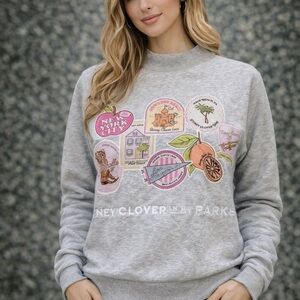 NIB Parke Stoney Clover NYC Fleece Mockneck